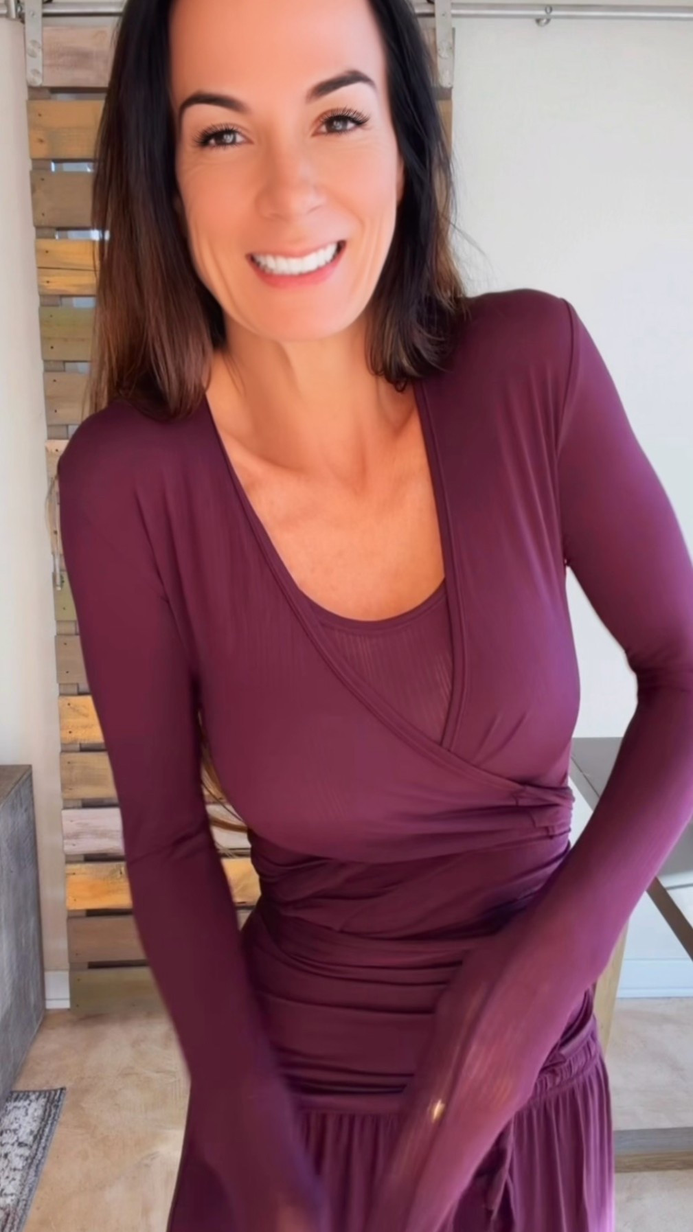 My bedtime wardrobe just got an upgrade. 💁🏻‍♀️ Loving these new SKIMS pajamas—the fitted tank, flowy wide-leg pants, and coordinating wrap top in this gorgeous plum shade. The fabric is incredibly soft, and the wrap adds sleeves when I’m chilly. All three pieces linked! 🤍

Wear XS

#LTKdayinmylife #LTKgrwm #LTKootd