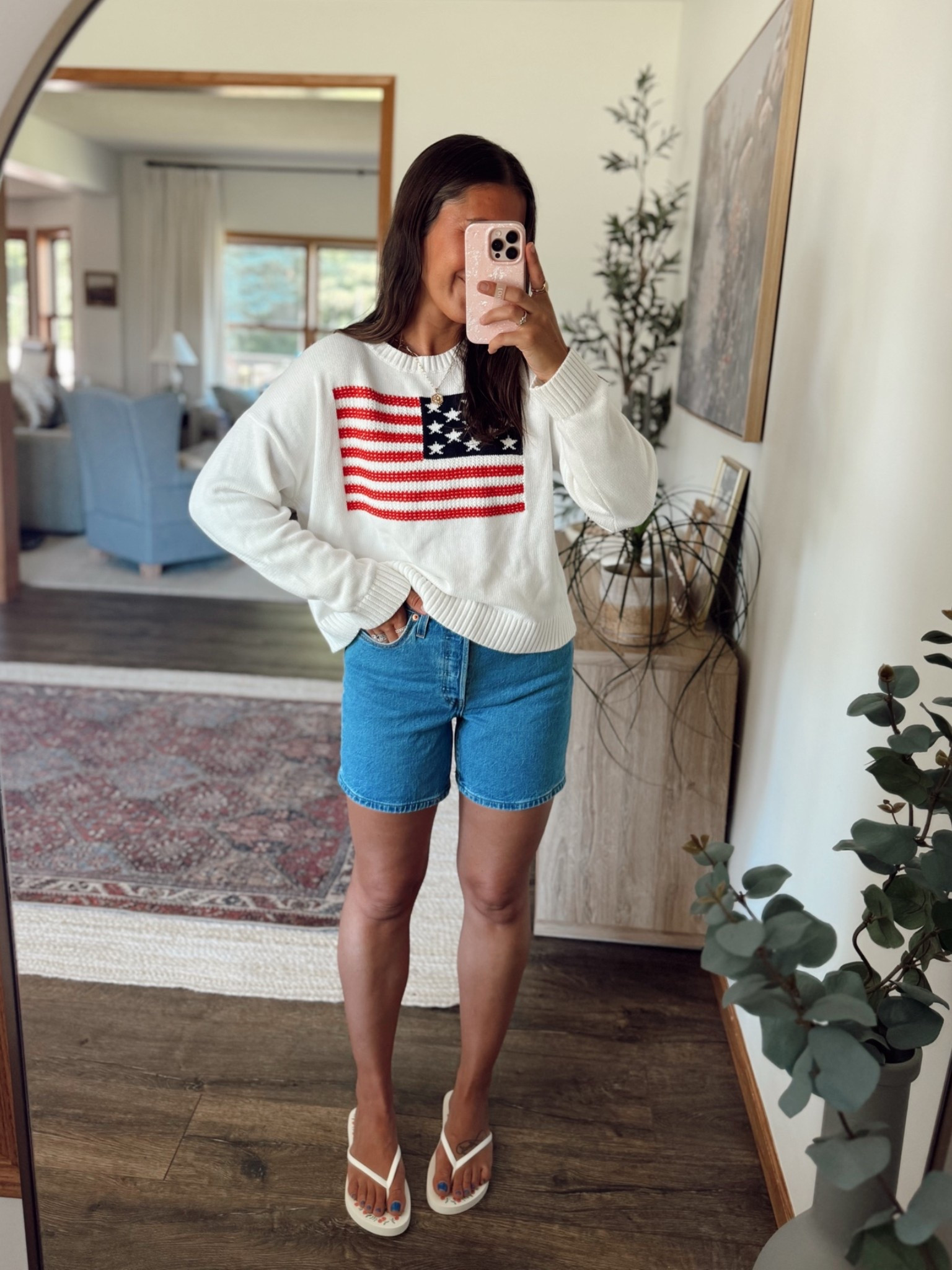 100% cotton flag sweater that’s SO COMFY. A closet staple!

Medium sweater
#oldnavystyle old navy style, 4th of July outfit, July 4th outfit, American outfit

#LTKSeasonal #LTKSaleAlert #LTKgrwm