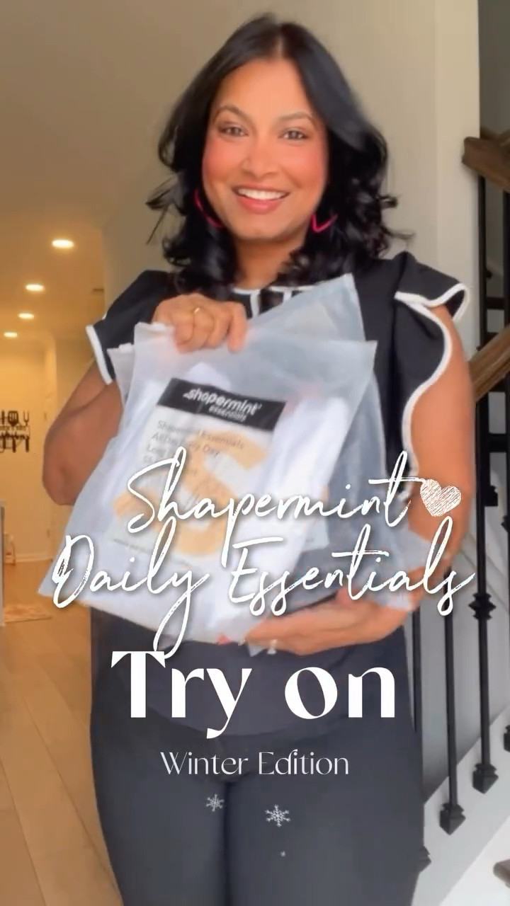 Upgrade your wardrobe with @Shapermint’s must-have Essentials collection! 💕 From all-day comfort to flawless shaping, these pieces are designed to make you feel confident and stylish every day. Here’s what I’m loving: 

✨ **Shapermint Essentials All Day Every Day Long Sleeve Shaping T-Shirt - White 
The perfect layering piece for a smooth, polished look. 

✨ **Shapermint Essentials High Waisted Shaping Leggings - Heather Gray 
Comfy, supportive, and ideal for all-day wear. 

✨ **Shapermint Essentials All Day Every Day Long Sleeve Bodysuit - Black 
A sleek, versatile staple that hugs your curves in all the right places. 

✨ **Shapermint Essentials Ultra-Resistant Shaping Tights - Chocolate 
Durable, smoothing, and perfect for any outfit. 

Shop these essentials and more at @Shapermint to feel your best every day! 💃 

#Shapermint #ShapewearEssentials #ConfidenceInEveryPiece #AllDayComfort #ShapewearStyle #BodyPositivity #WardrobeUpgrade #FashionFavorites #ShopShapermint #FeelYourBest #EffortlessStyle #ShapewearGoals #CurveConfidence #EverydayEssentials #ChicAndComfy