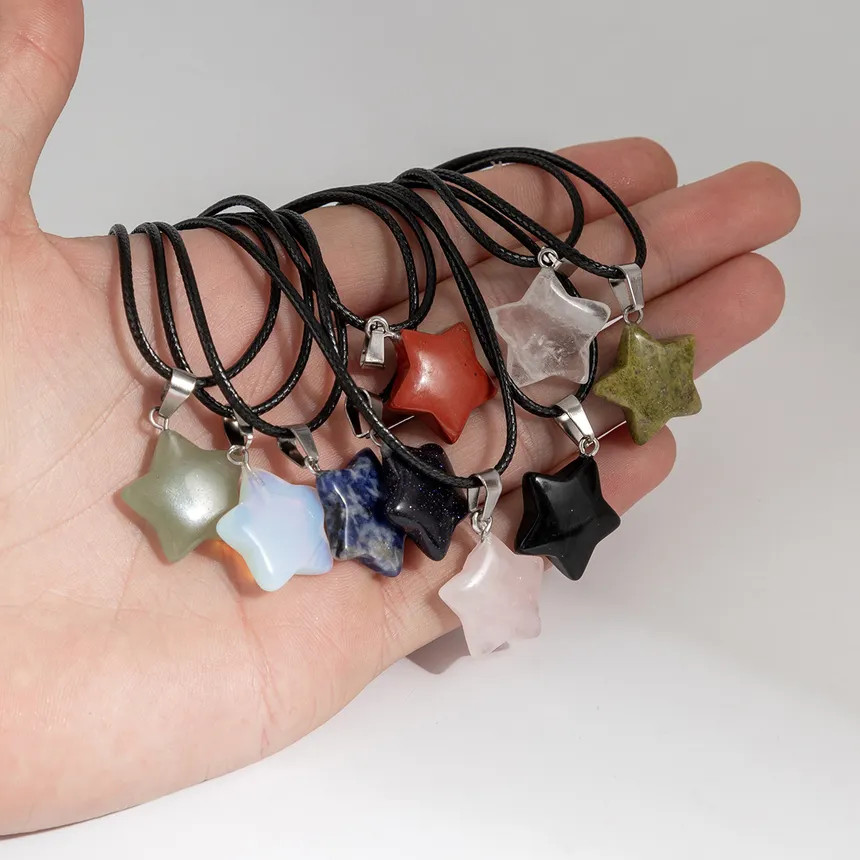 Seirios - Star Pendant Cord Necklace | YesStyle Global