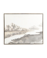 22x28 Sketched Landscape Framed Canvas Wall Art | TJ Maxx