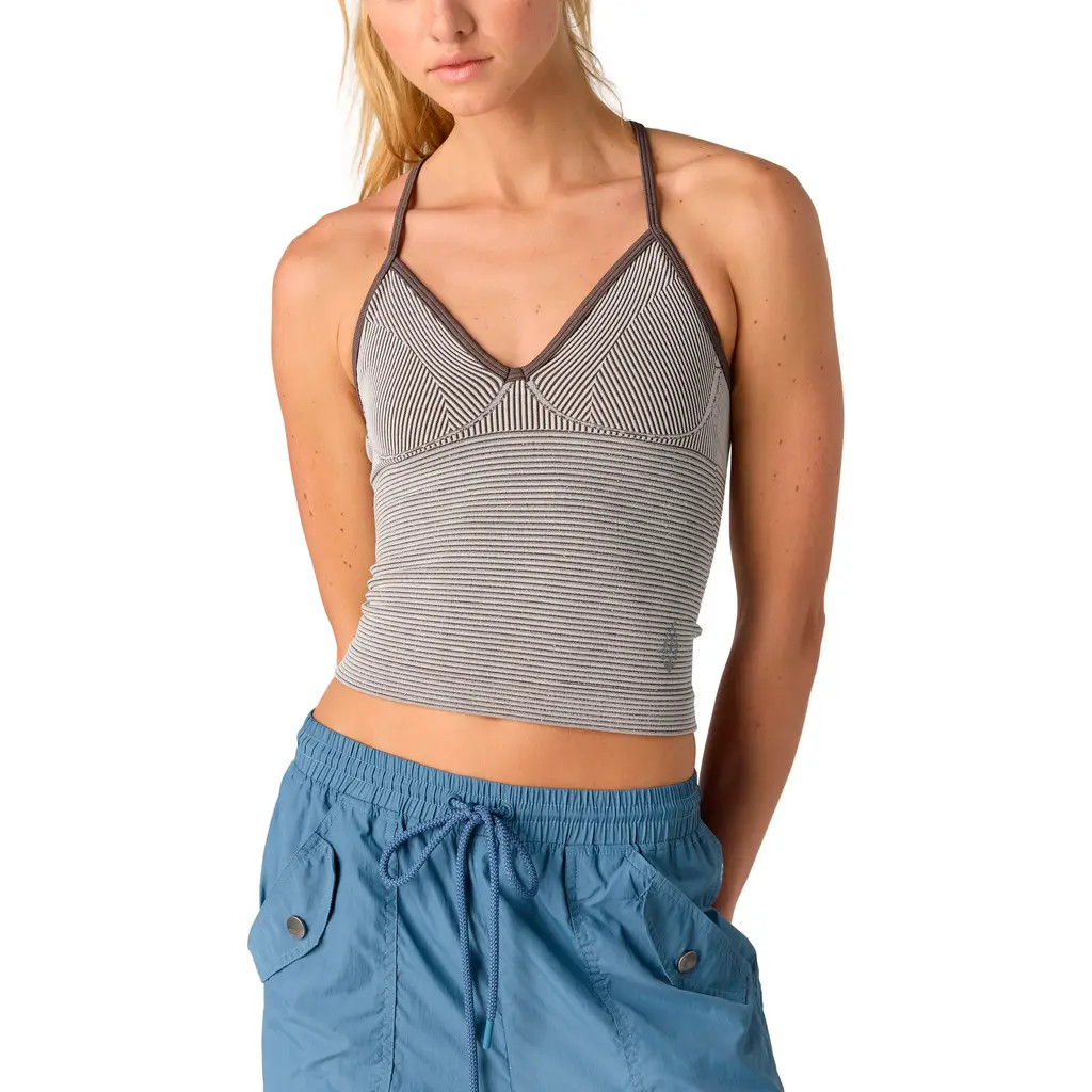 Free People FP Movement Perfectly Plated Rib Tank in Chocolate at Nordstrom, Size Medium/large | Nordstrom