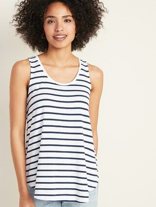 Luxe Striped Swing Tank Top for Women | Old Navy (CA)