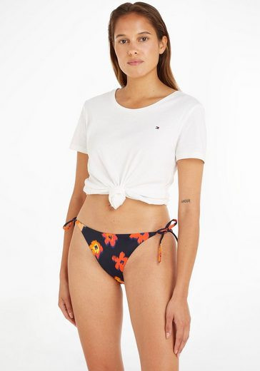 Tommy Hilfiger Swimwear Bikini-Hose TH STRING SIDE TIE BIKINI PRINT mit Tommy Hilfiger-Branding | OTTO (DE)