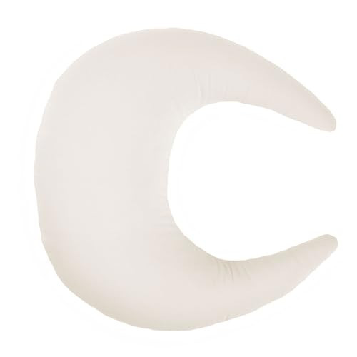 snuggle me Organic Nursing Pillow - Bottle & Breastfeeding Pillow with Organic Cotton Cover & Fiberfill, Machine Washable, Newborn Essentials Must Haves (Natural) | Amazon (US)