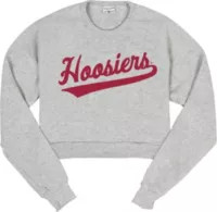 Where I'm From Women's Indiana Hoosiers Ash Script Crewneck Sweatshirt | DICK'S Sporting Goods