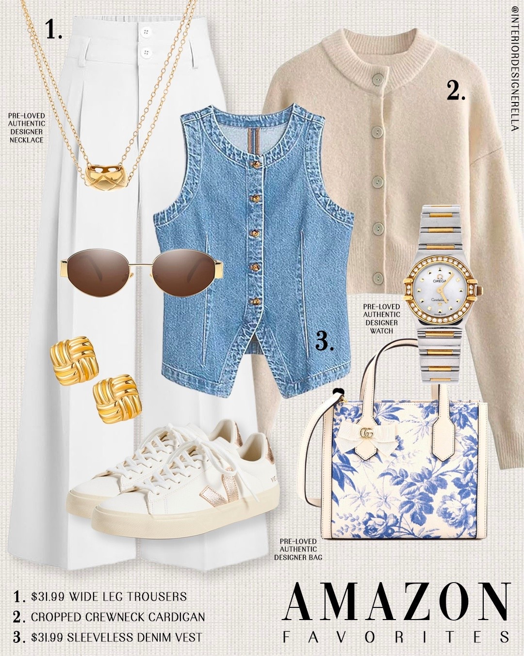 Soft neutrals with a touch of denim for an easy, polished everyday look!✨ Click on the “Amazon ootd” Collage collections on my LTK to shop!🤗 Have an amazing day!! Xo!!

#LTKWorkwear #LTKBeauty #LTKootd