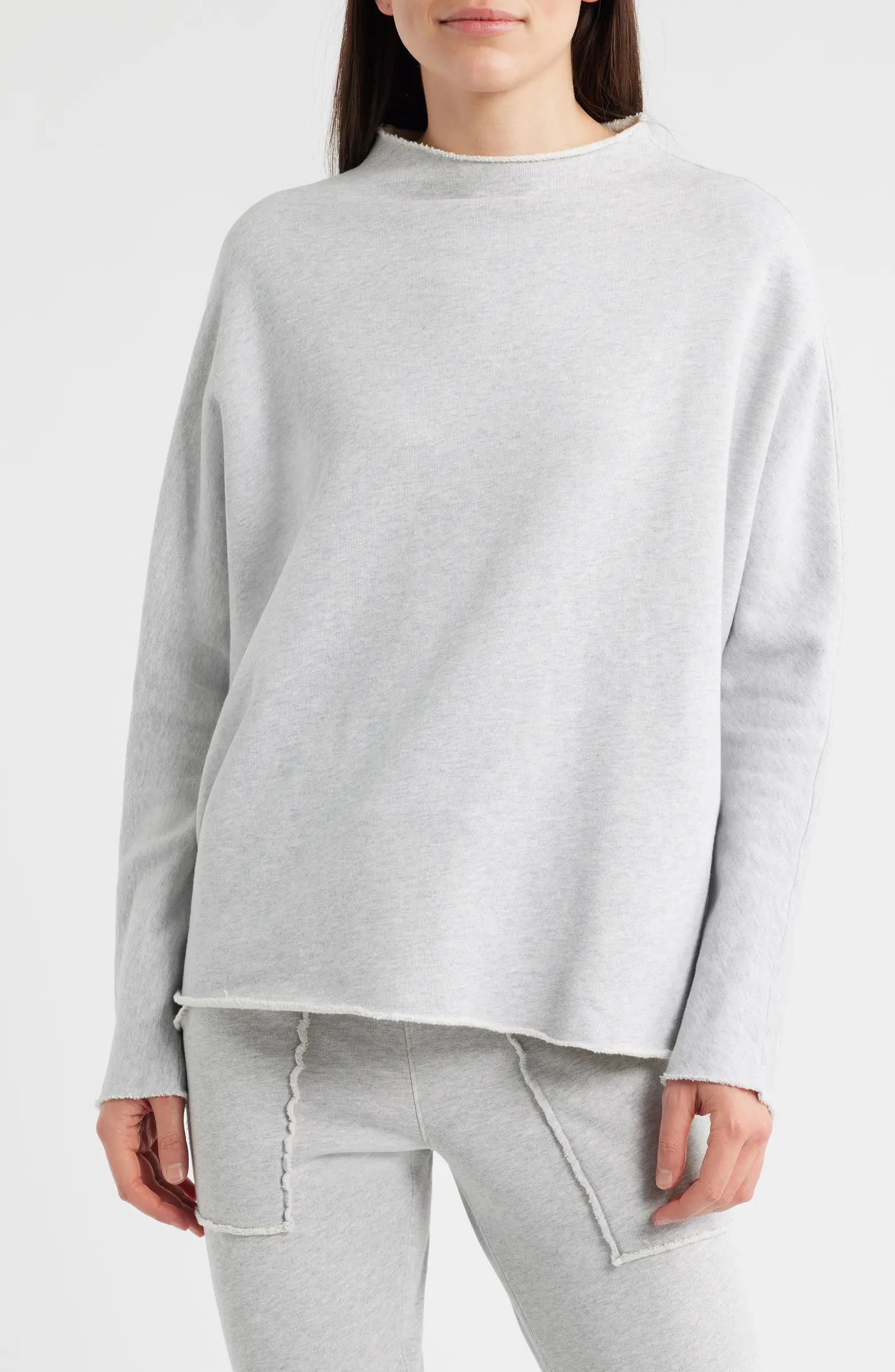 Effie Funnel Neck Capelet Sweatshirt | Nordstrom