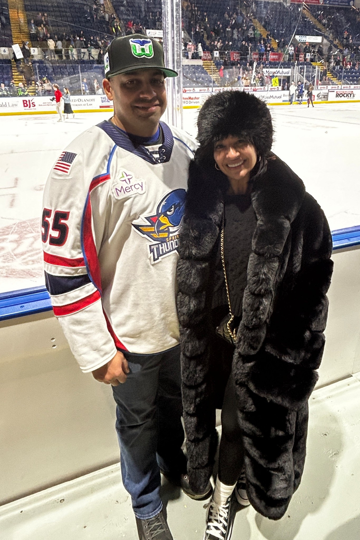 FAM BAM 💪🏽 OOTD for a hockey game with my brother! 🫶🏽 🏒 ❄️ Had to wear my fave faux fur coat AND faux fur hat for a little extra razzle dazzle ✨ Perfect winter activity outfit!

#LTKOver40 #LTKPetite #LTKootd