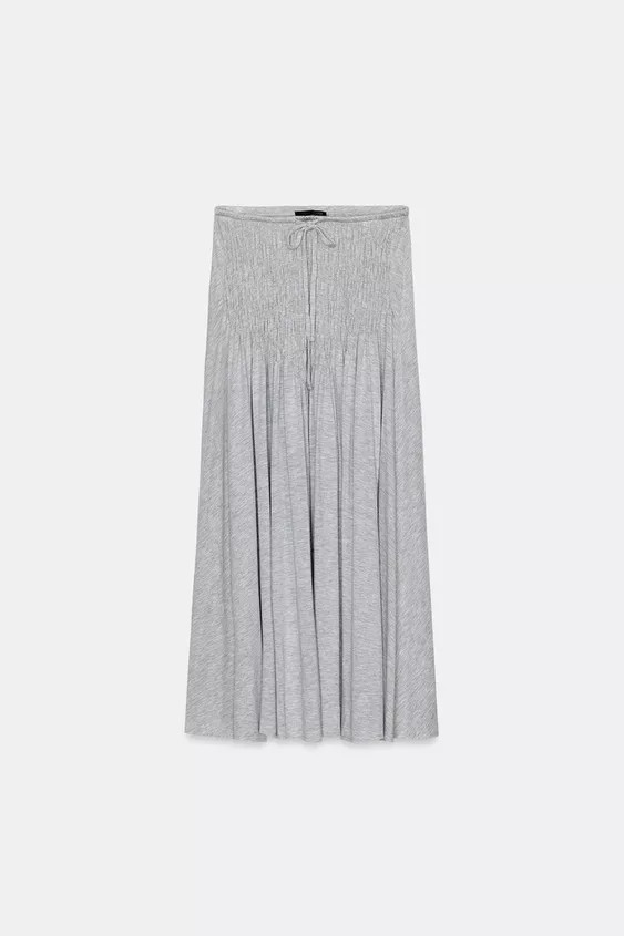 RUFFLED MIDI SKIRT | Zara US