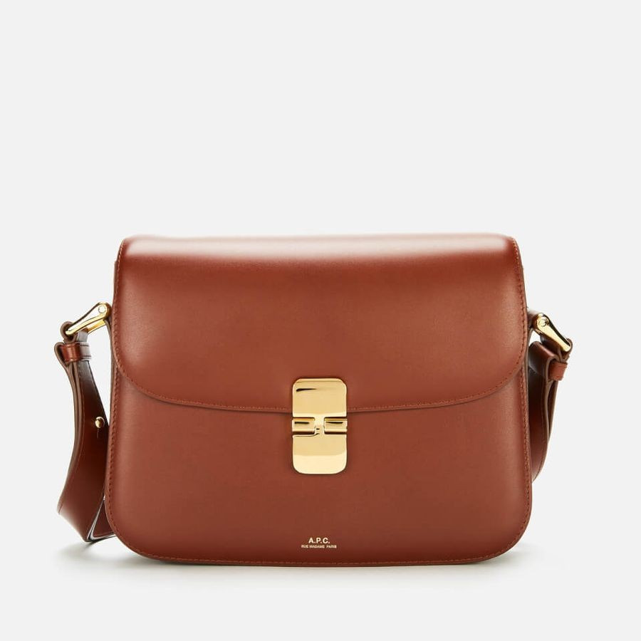 A.P.C. Women's Sac Grace Crossbody Bag - Hazelnut | Coggles (Global)