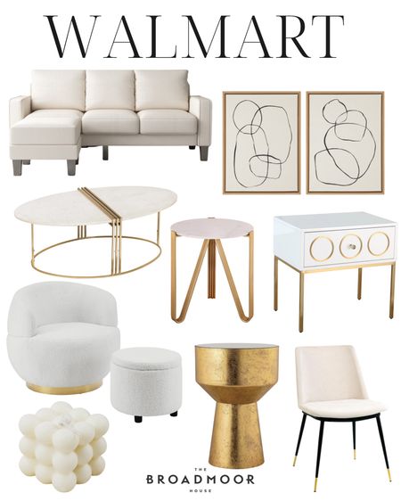 Walmart, Walmart home, modern home, home decor, arm chair, couch, sectional, wall art, gold, living room, dining room, nightstand, side table

#LTKstyletip #LTKFind #LTKhome