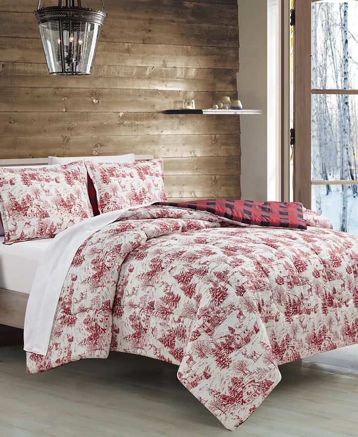 Holiday Toile 3-Comforter Sets, Pc Created For Macy's | Macys (US)