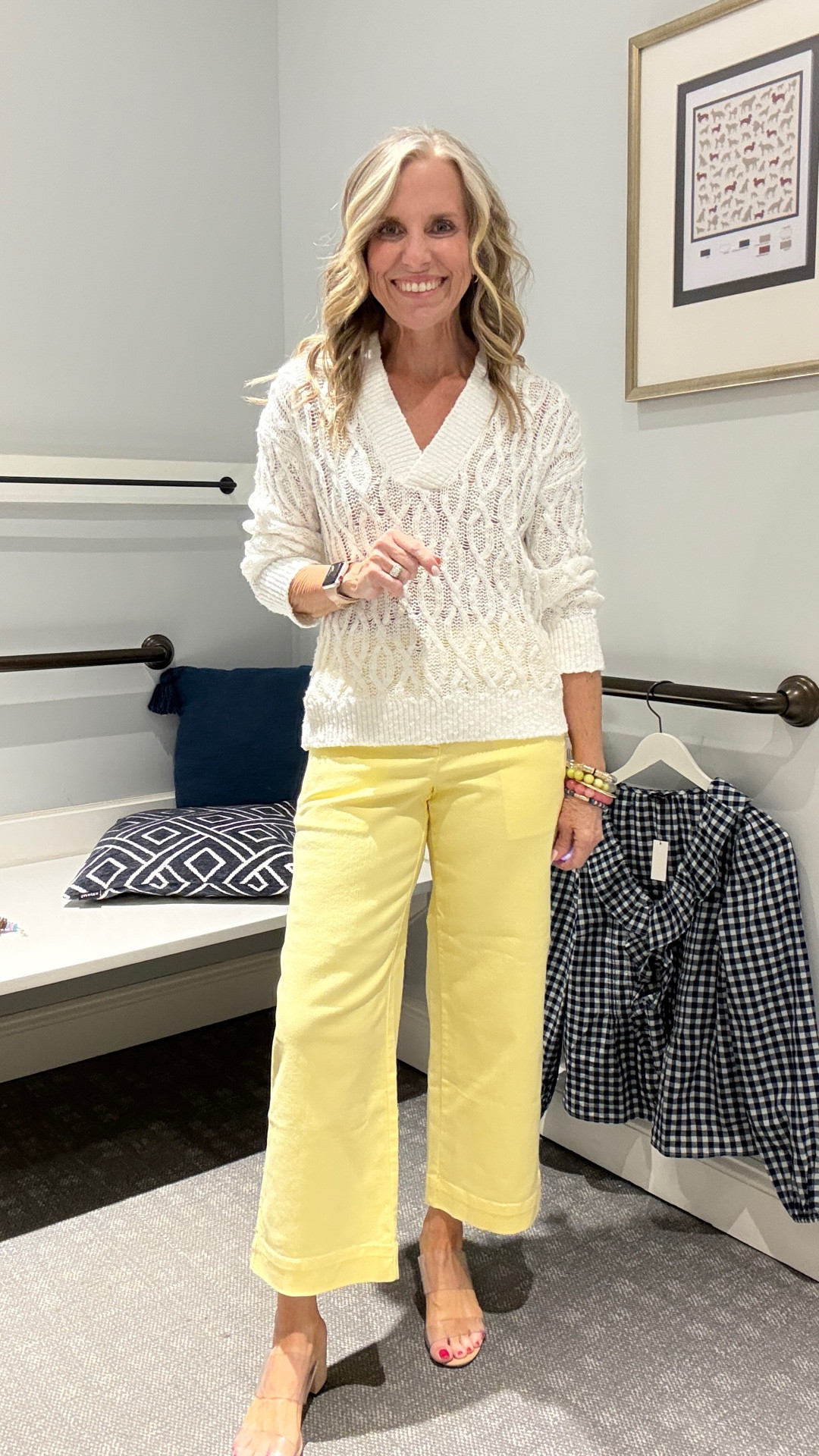 Wearing 2 pants and XS sweater from Talbots. Cute to mix and match for spring and summer. 

#LTKWorkwear #LTKdayinmylife #LTKOver40