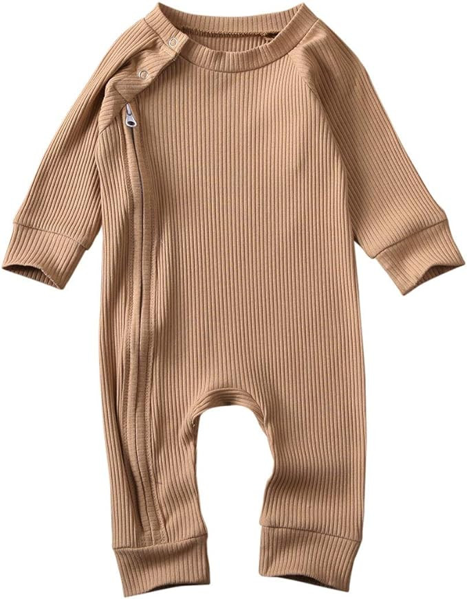 iddolaka Newborn Summer Baby Boy Girl Romper Bodysuit Jumpsuit Playsuit One Piece Outfit Clothes | Amazon (US)