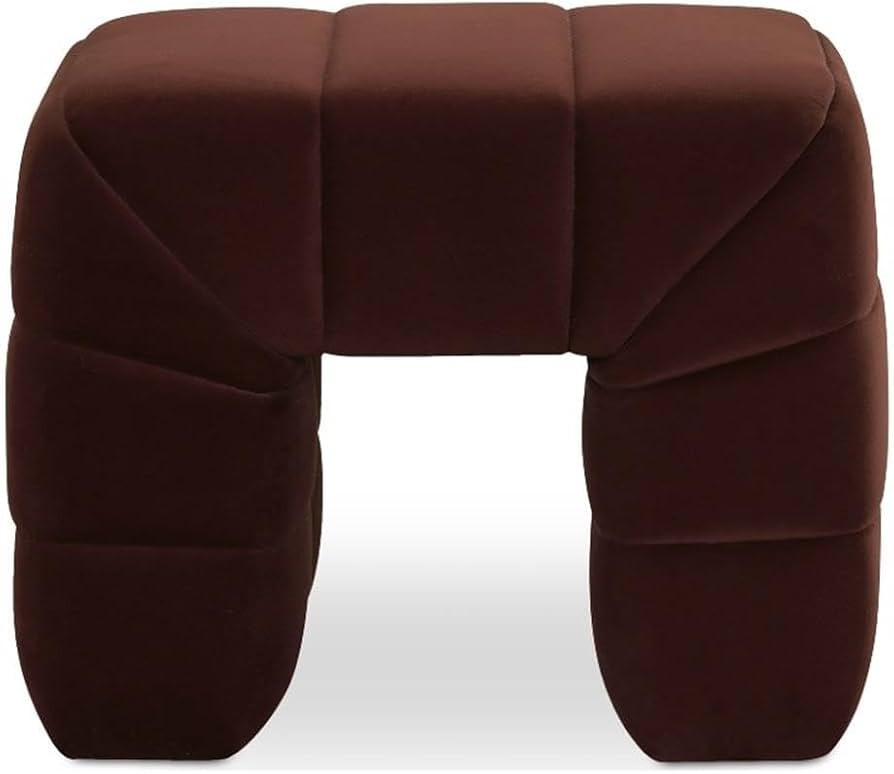 Amazon.com: Moe's Home Collection Verity Stool Fabric Brown : Home & Kitchen | Amazon (US)