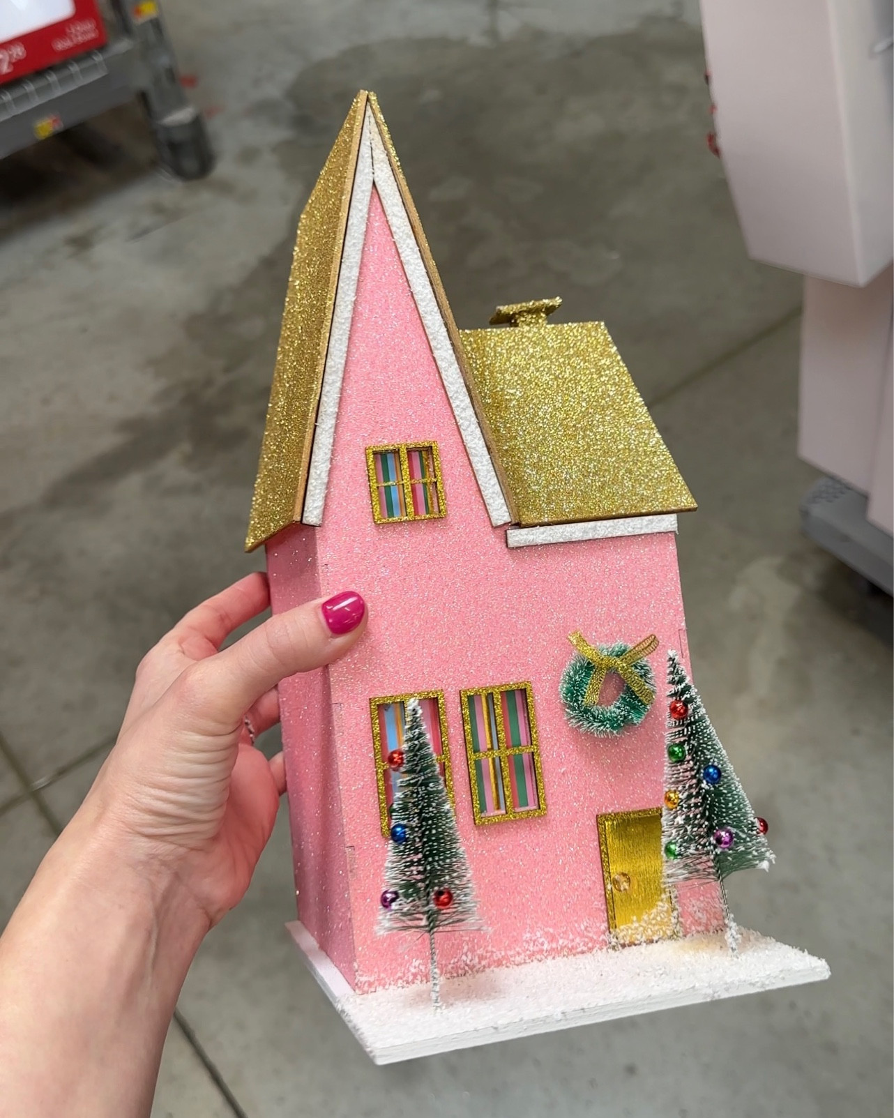 The sweetest sparkly pink village house is a great dupe for Anthropologie Christmas glitter house for 1/4 of the price! 

#LTKSeasonal #LTKhome #LTKHoliday