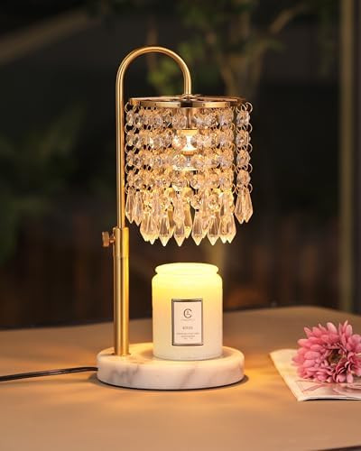 Candle Warmer Lamp with Timer Dimmer and 3 Bulbs,Adjustable Height for New Home Bedroom, Vintage ... | Amazon (US)