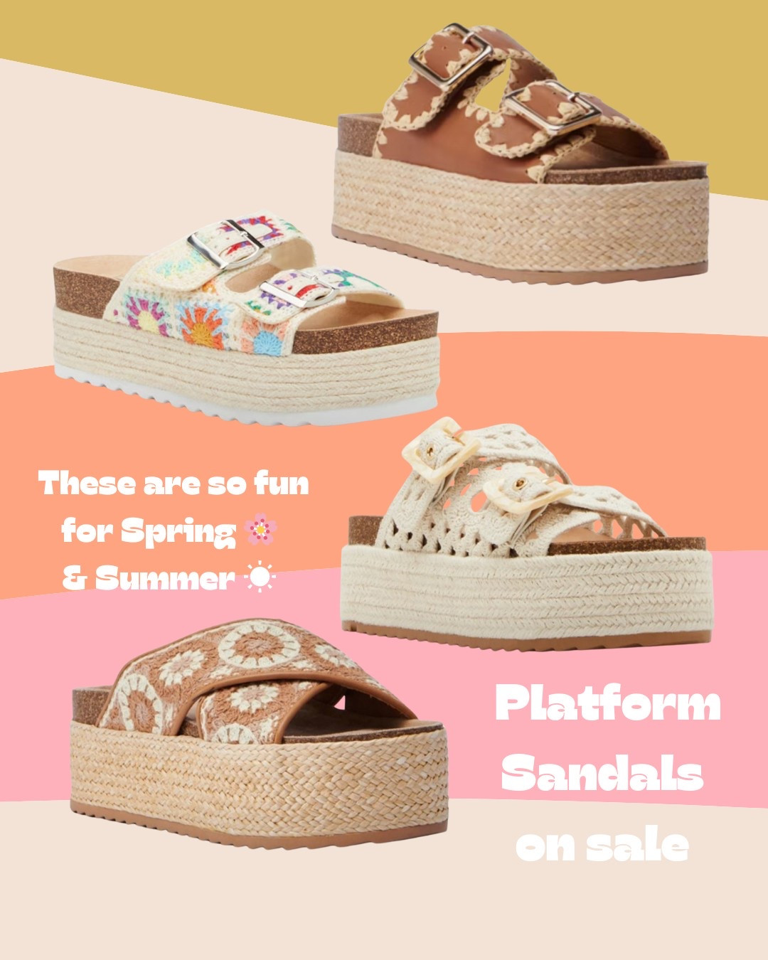 These platform sandals are so fun for spring & summer! They are also on sale! 


#LTKShoeCrush #LTKStyleTip #LTKFindsUnder50