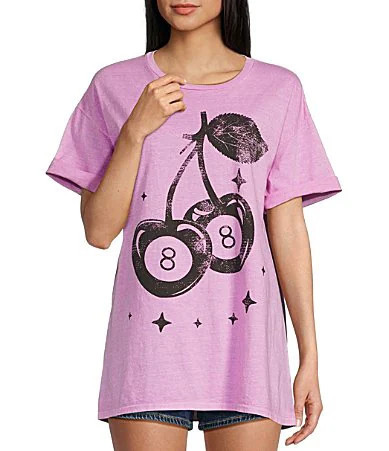 Philcos Short Sleeve Cherry Eight-Ball Screen Printed T-Shirt - S | Dillard's
