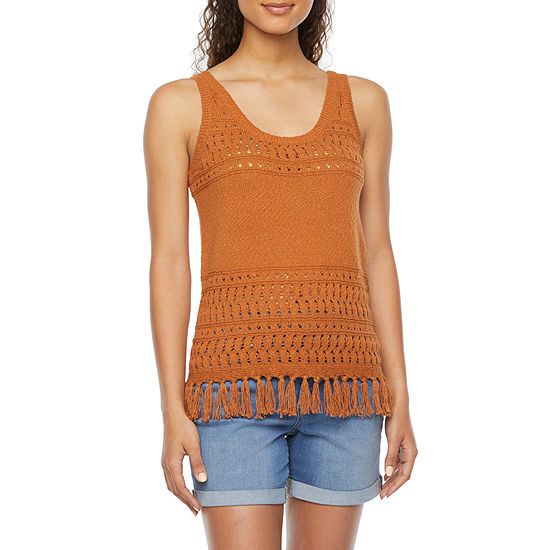 a.n.a Womens Scoop Neck Sweater Tank Top | JCPenney
