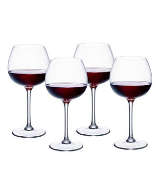 Villeroy & Boch Purismo Red Wine Full Bodied Glass, Set of 4 & Reviews - Glassware & Drinkware - ... | Macys (US)