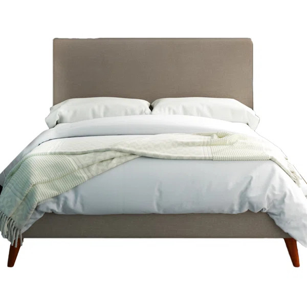 Light Gray Parocela Upholstered Bed | Wayfair North America