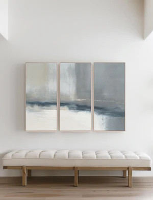 The Strand No. 5 Triptych Wall Art (Set of 3) by Carol Benson-Cobb | Lulu and Georgia 