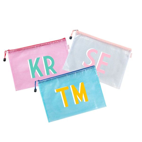 Shadow Monogram Pool Bag | Sprinkled With Pink