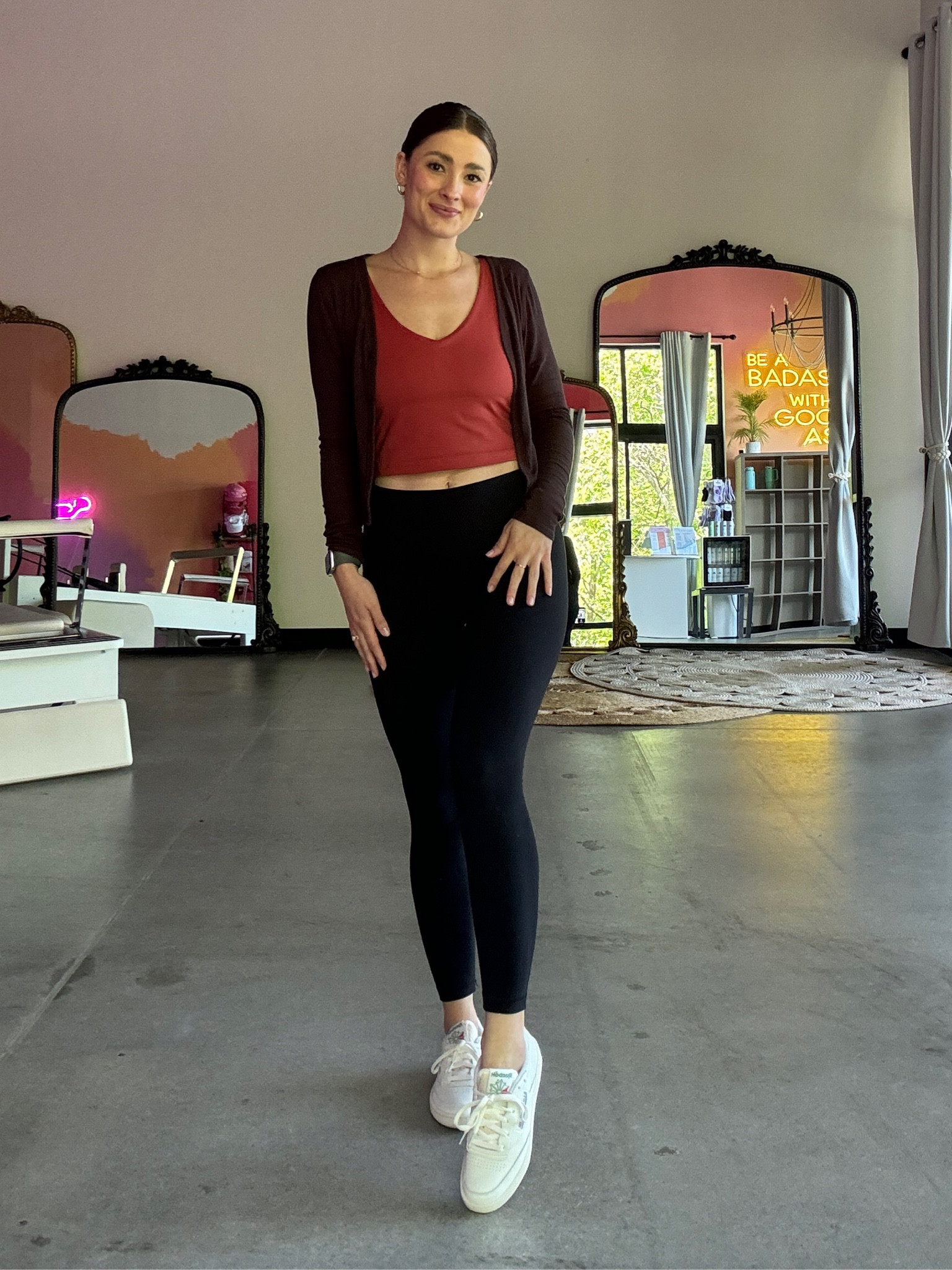 Another day of Pilates basics & teaching in comfort 

#LTKfitness #LTKworkwear #LTKActive