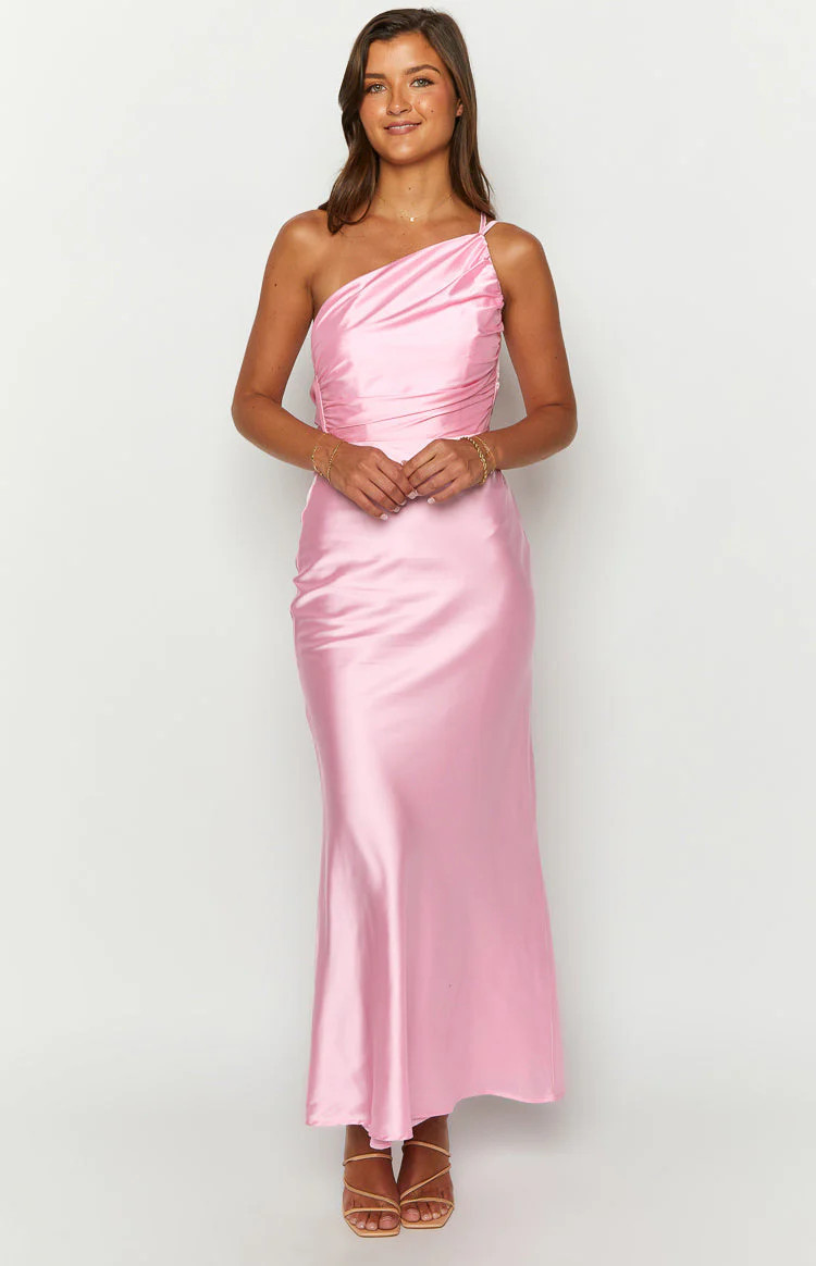 Tina Pink Formal Maxi Dress | Beginning Boutique (US)