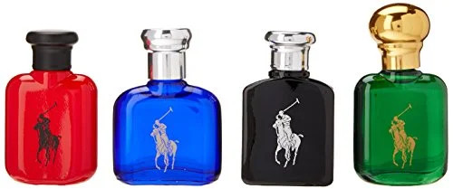 ($76 Value) Ralph Lauren Polo Mini Cologne Gift Set for Men, 4 Pieces | Walmart (US)