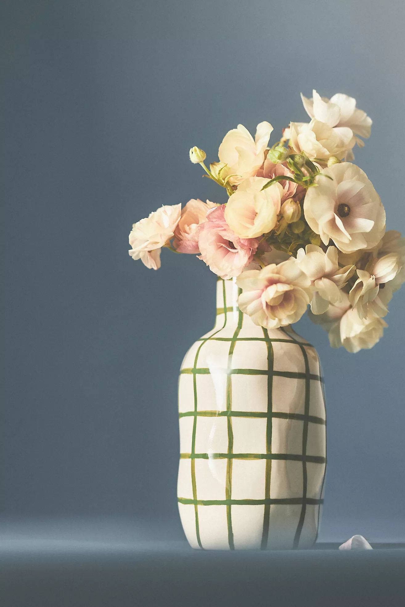 Green Checkered Vase | Anthropologie (US)