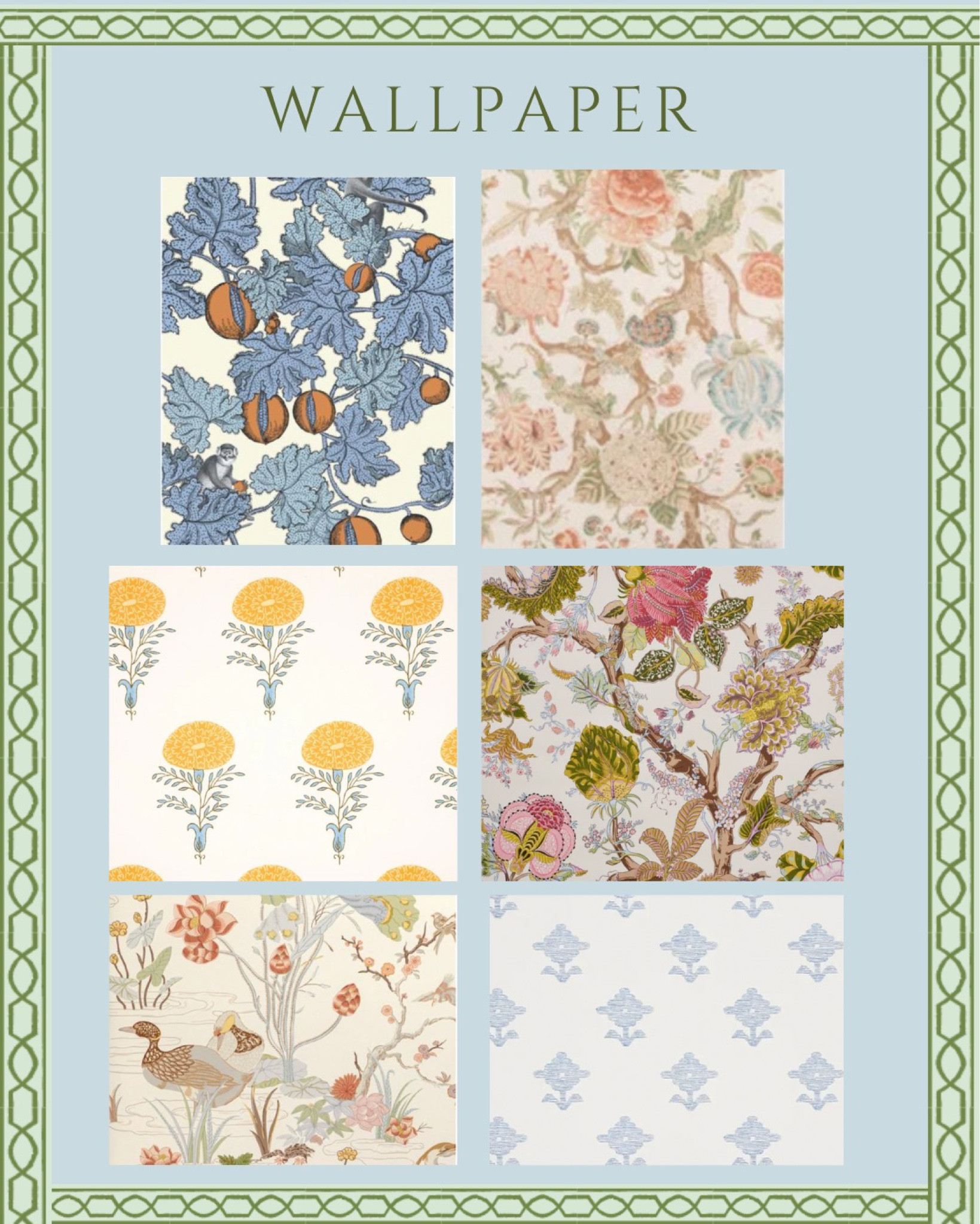 Wallpapers I love! 

Home decor, traditional home, colorful home 

#LTKhome #LTKFind