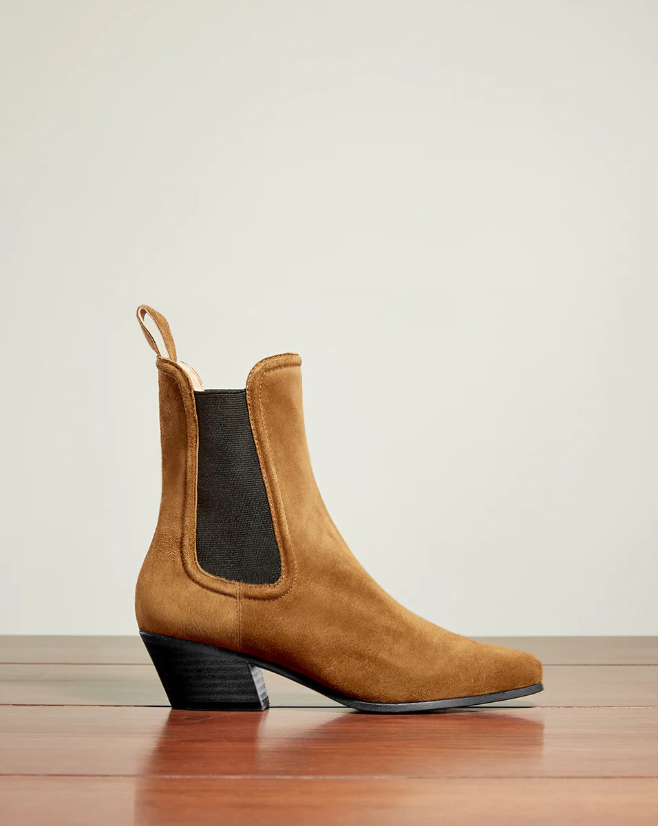 Veronica Beard Lada Chelsea Bootie Moss | Veronica Beard