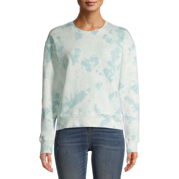 Time and Tru Women's Tie Dye Sweatshirt | Walmart (US)