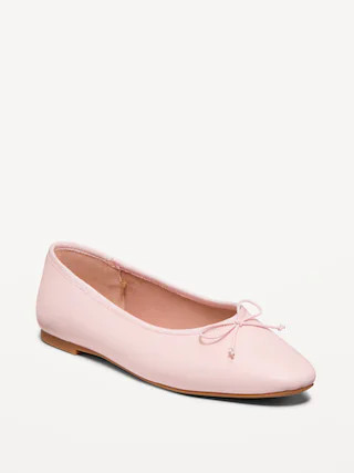 Faux-Leather Ballet Flats | Old Navy (CA)