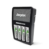 Energizer Rechargeable AA and AAA Battery Charger (Recharge Value) with 4 AA NiMH Rechargeable Batte | Amazon (US)