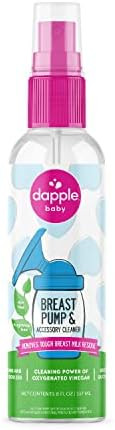 Amazon.com: Breast Pump Cleaner Sanitizing Spray by DAPPLE Baby, Fragrance-Free, Dye-Free, 8 Fl O... | Amazon (US)