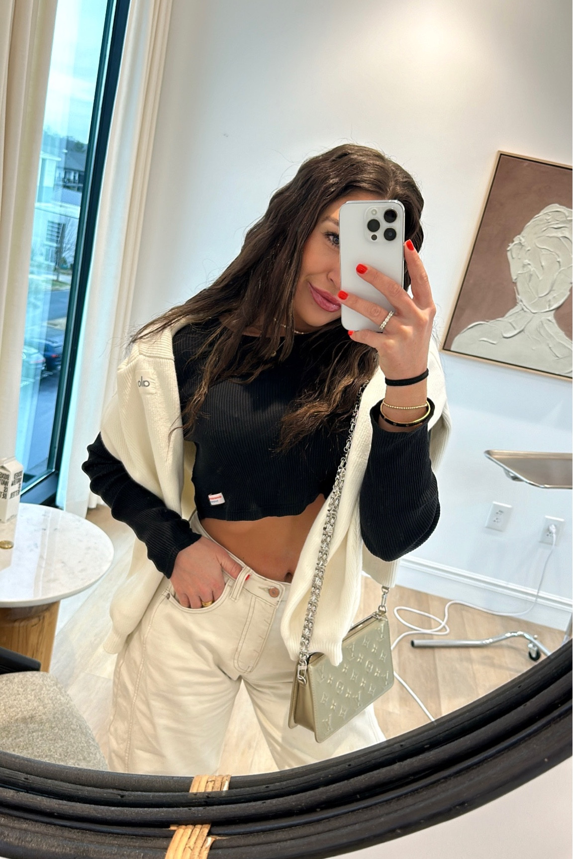 Comfy but casual. alo & Alexander Wang Body. alo sweater hoodie, both in his & hers. 

#LTKMostLoved #LTKstyletip #LTKU