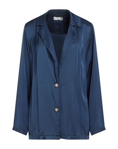 Haveone Woman Blazer Blue Size S Viscose | YOOX (US)