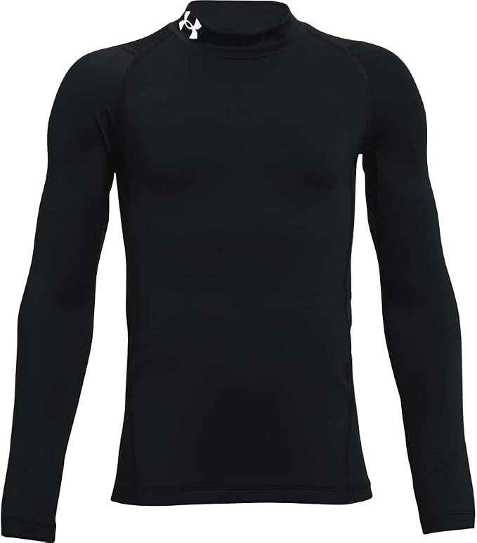 Under Armour Boys' ColdGear Mock Long Sleeve T-Shirt | Amazon (US)