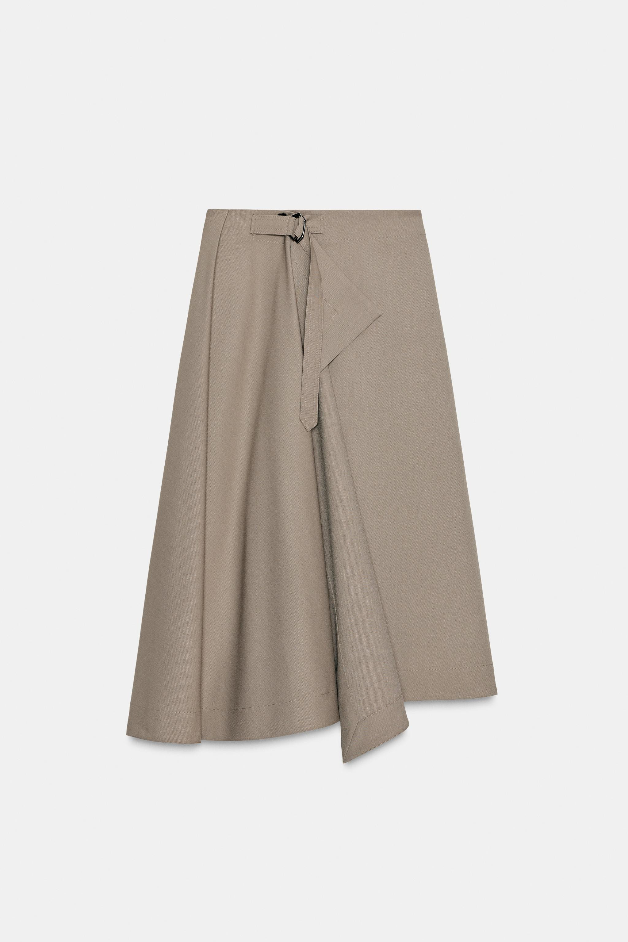 BUCKLE PAREO SKIRT ZW COLLECTION | Zara US
