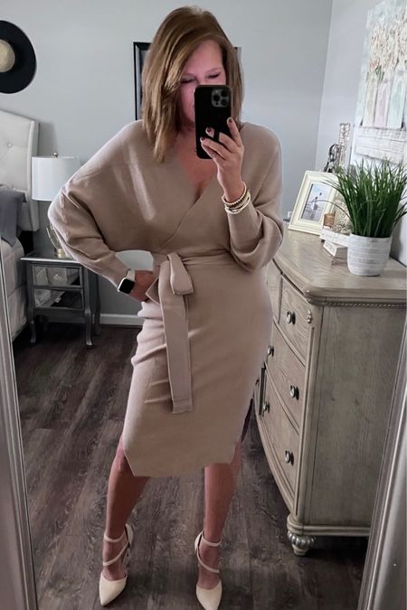Oh my goodness, this dress…I’m in love 🥰 More colors available, fits tts, has stretch in it and fits perfectly 

Amazon fashion, sweater dresses, Valentine’s Day outfit, date night, dinner outfit, under $50, Amazon finds, dresses, fashion over 40

#LTKunder50 #LTKsalealert #LTKshoecrush