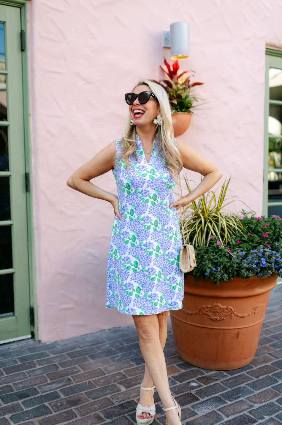 The Poppy Dress in Hydrangea Bloom | Duffield Lane