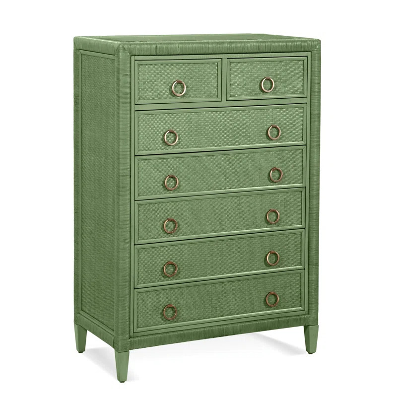 Sabal Bay 7 Drawer 38" W Rattan Standard Dresser/Chest | Wayfair North America