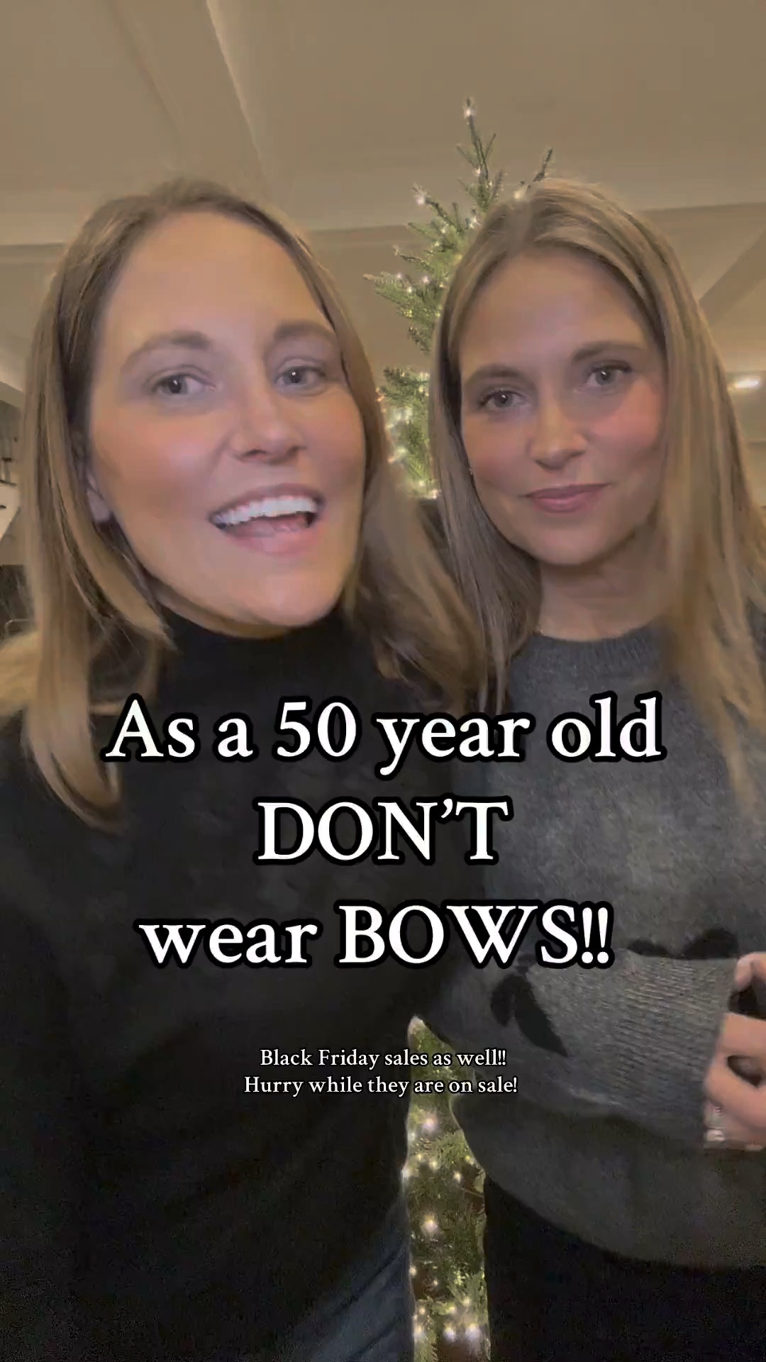 Tegan’s sweater (on the right) is no longer available but we linked similar! Also on sale with code FRIEND! 


#LTKSaleAlert #LTKFindsUnder100 #LTKHoliday