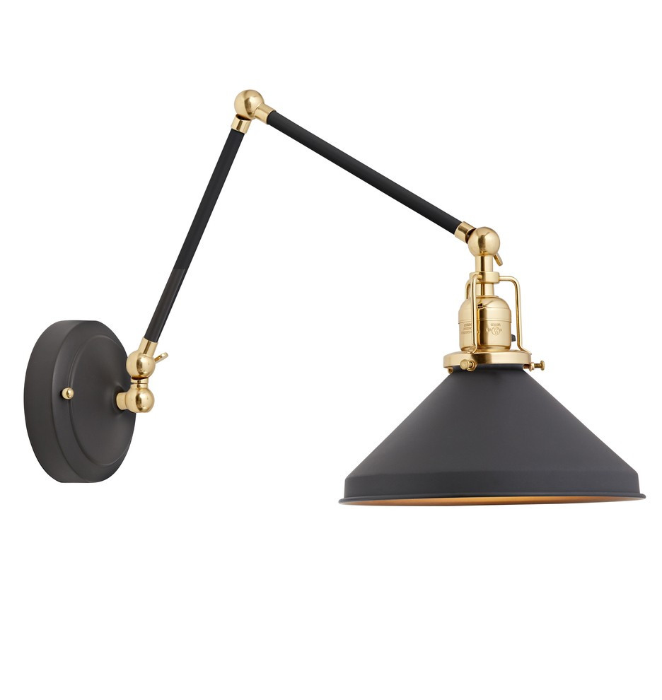 Imbrie Articulating Sconce

  Item #A6516

2 Colors with Aged Brass Accents | Rejuvenation