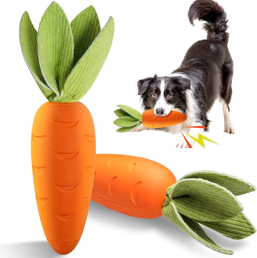 Dog Toys for Aggressive Chewers, Interactive Squeaky Indestructible Dog Toys to Keep Them Busy, R... | Amazon (UK)