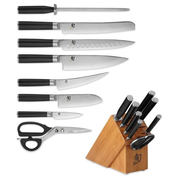 Shun Classic 9-Piece Knife Block Set | Williams-Sonoma